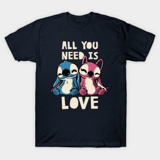 All You Need Is Love Cute Lover Gift T-Shirt